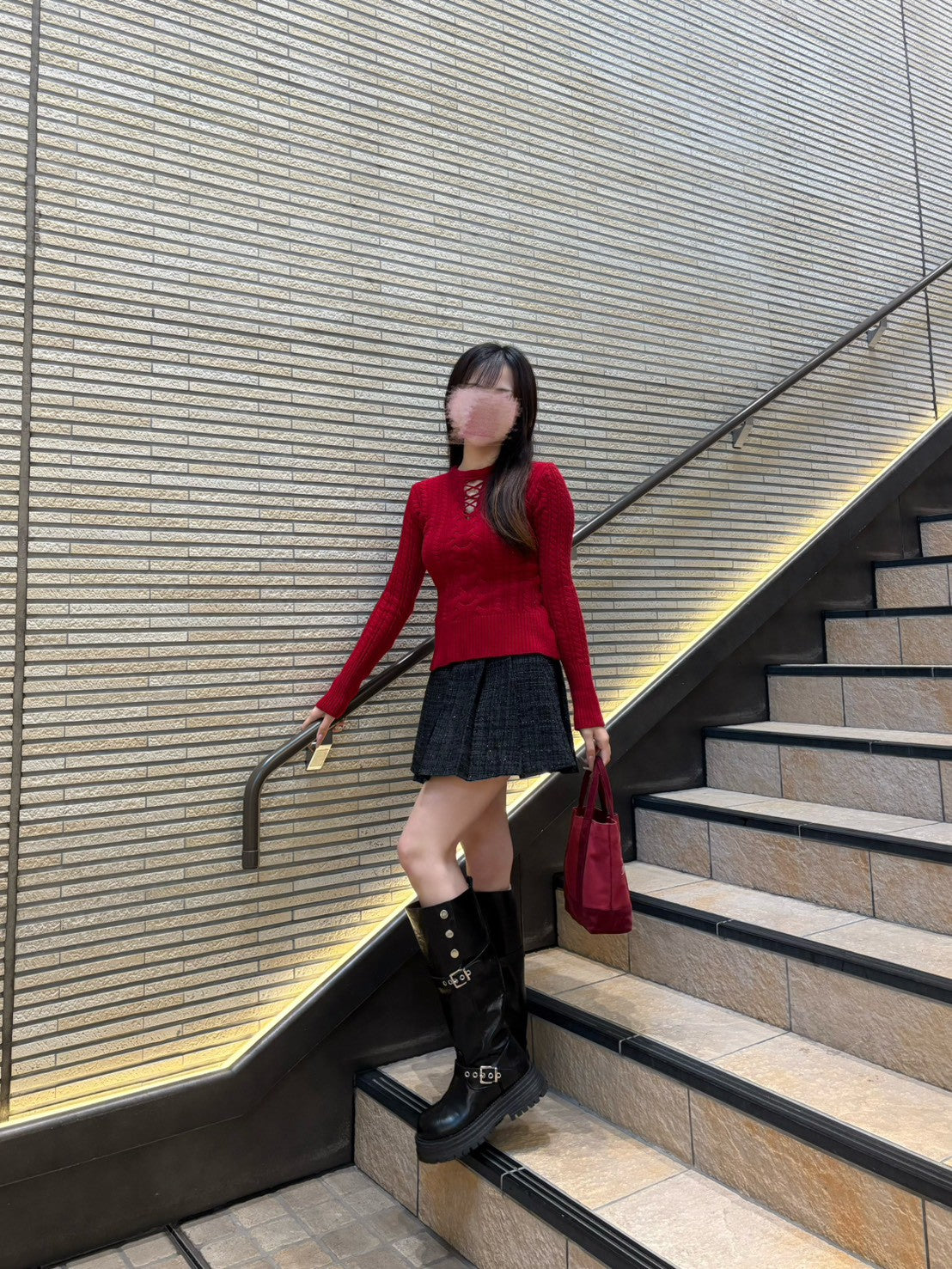 フロントクロスケーブルニット KR13447