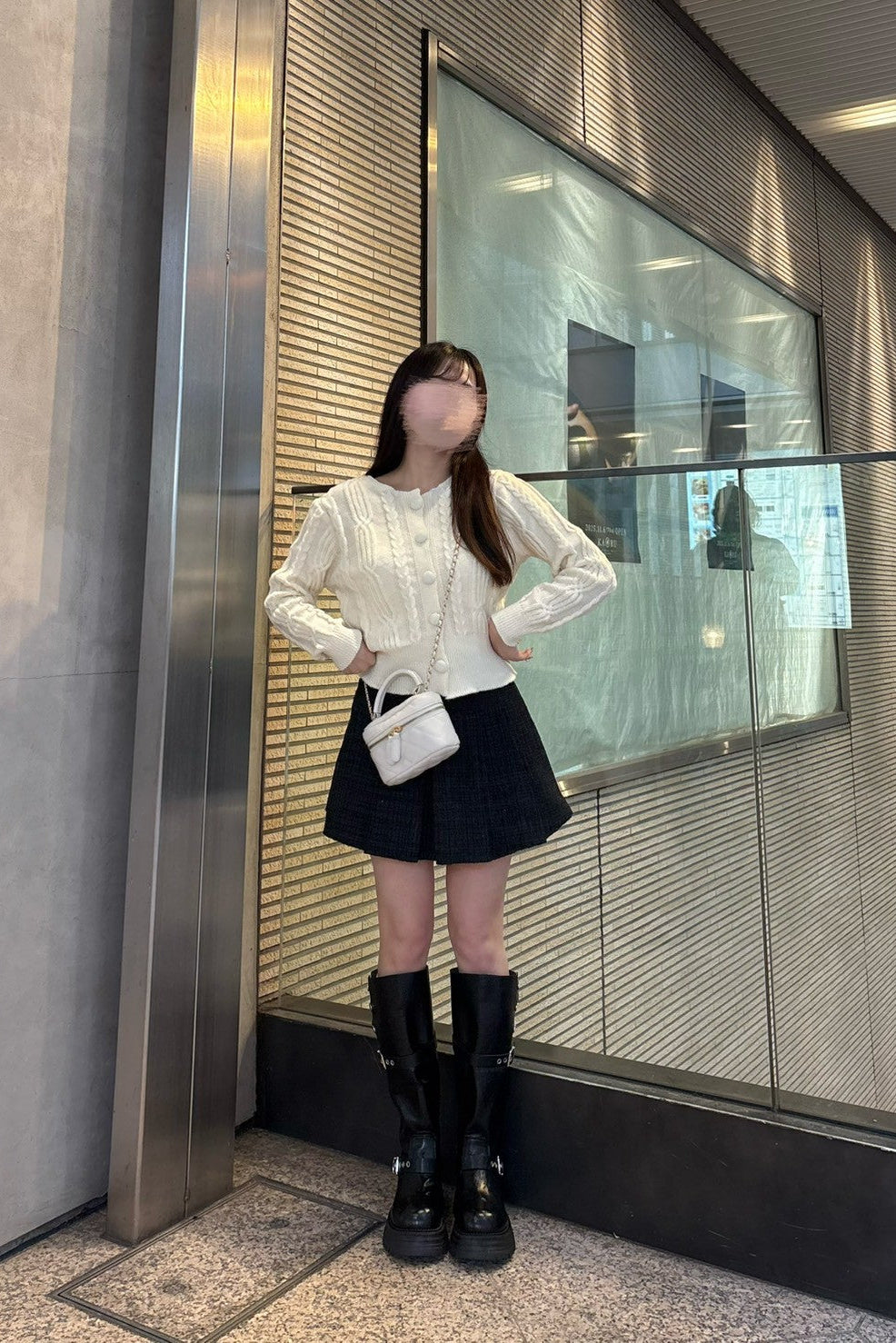 ケーブルファーニット KR13452