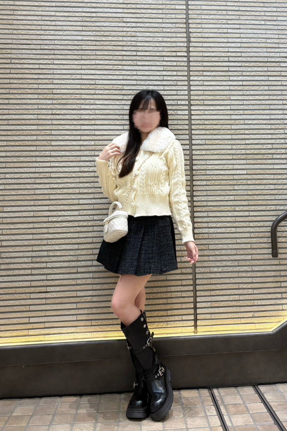 ケーブルファーニット KR13452