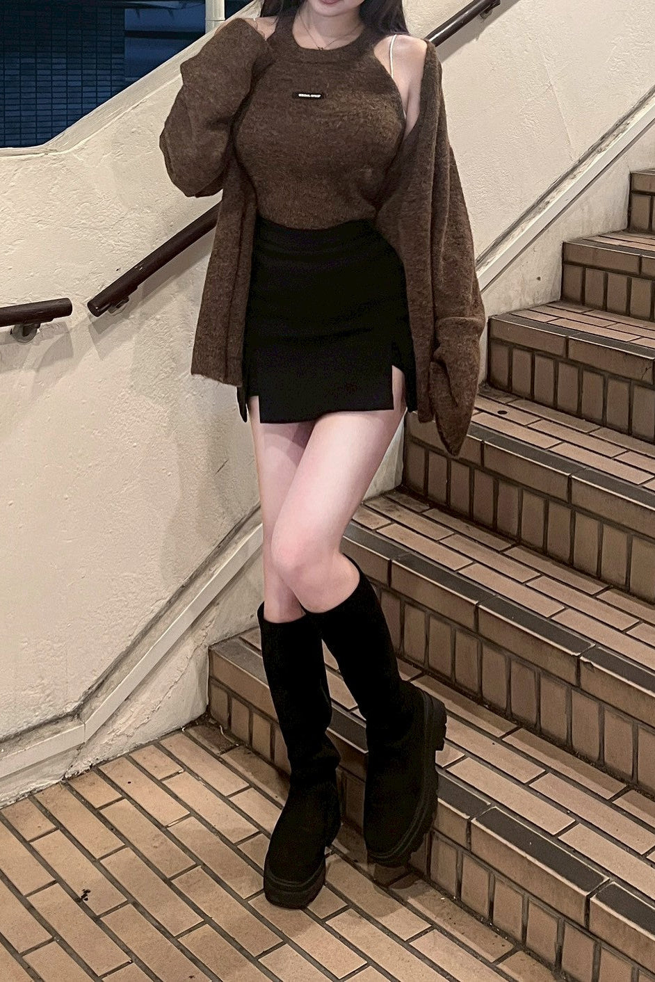 ニットキャミセットカーディガン KR13479