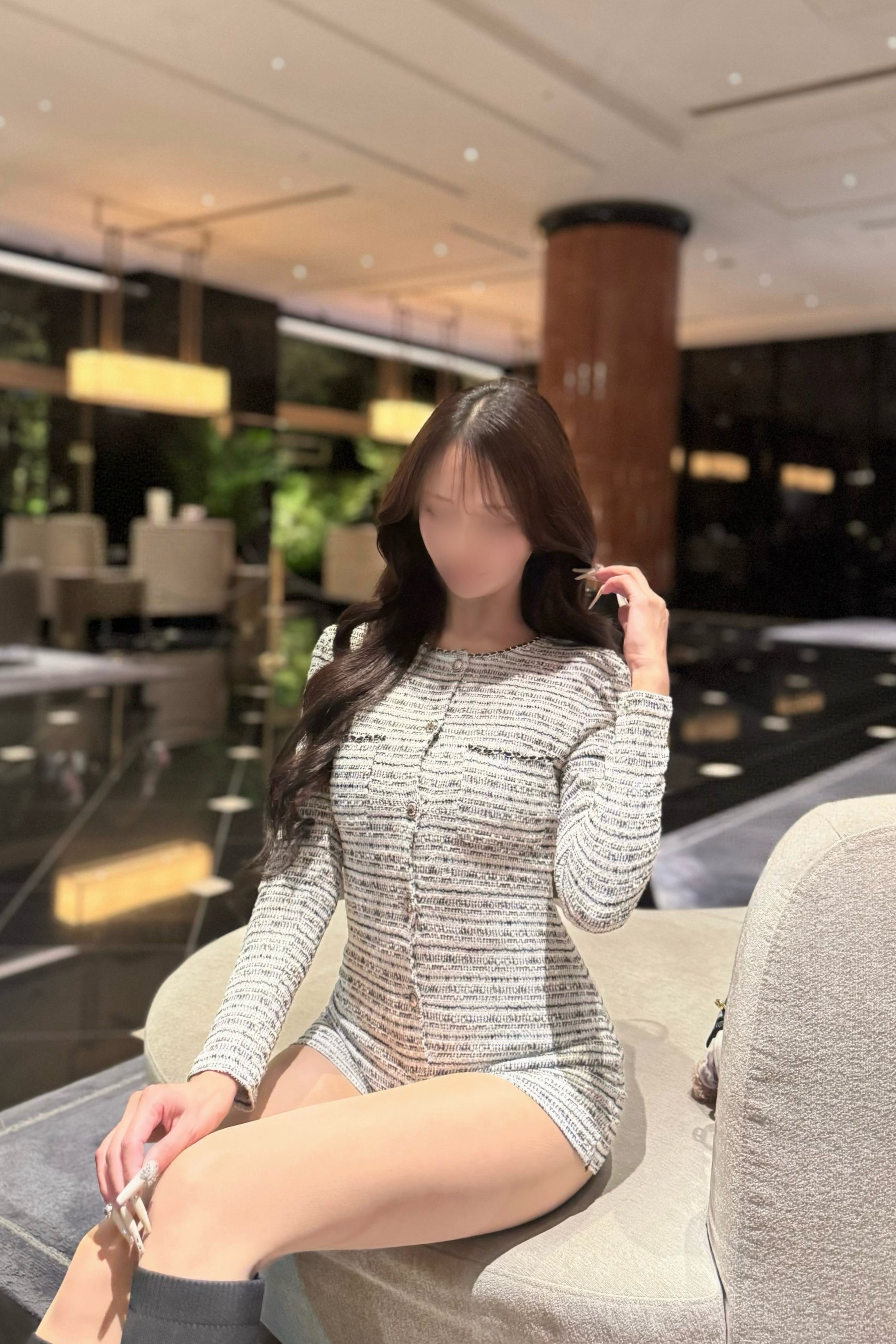 ツイードボタンショートオールインワン KR13118