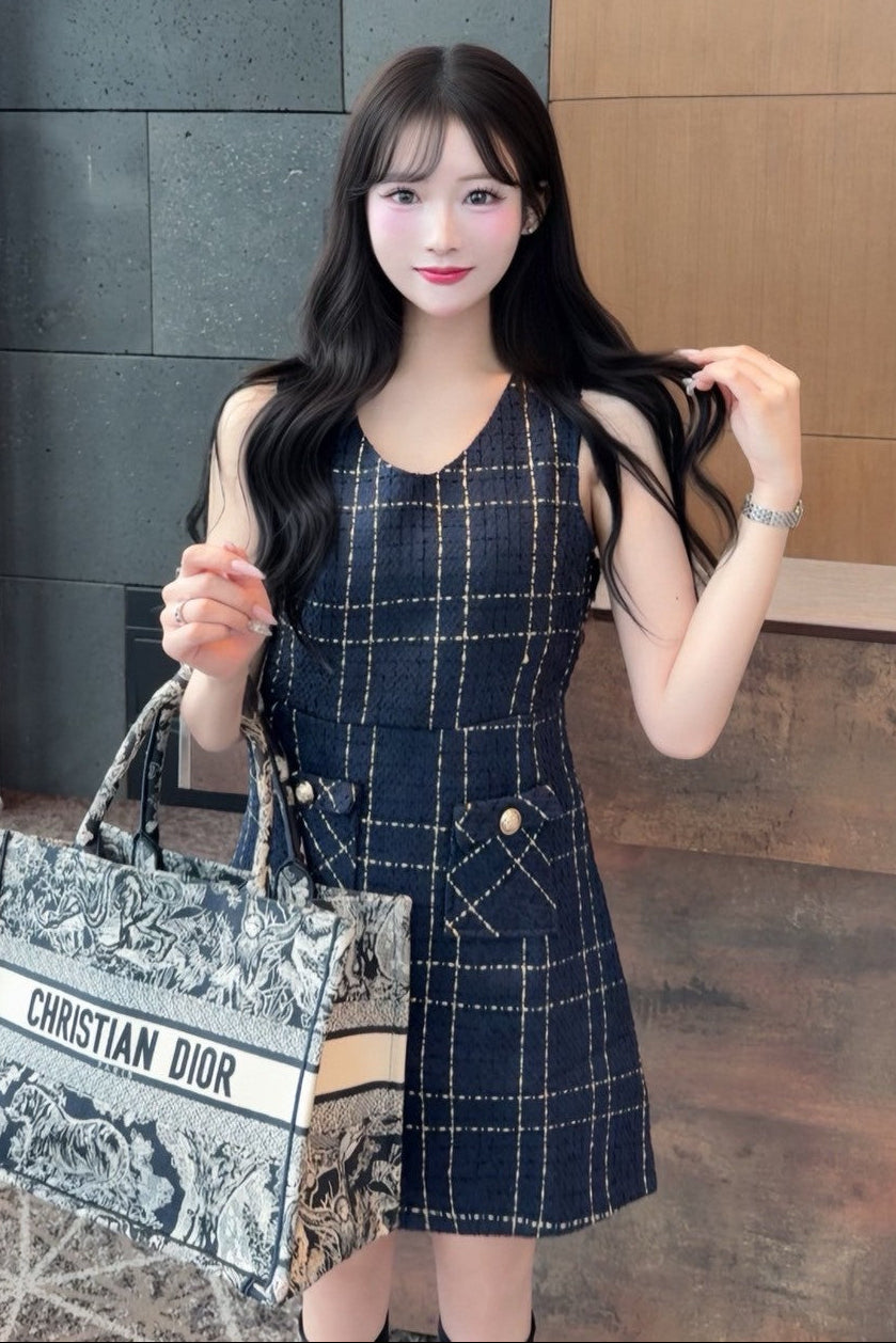 チェックツイードセットアップ KR12236