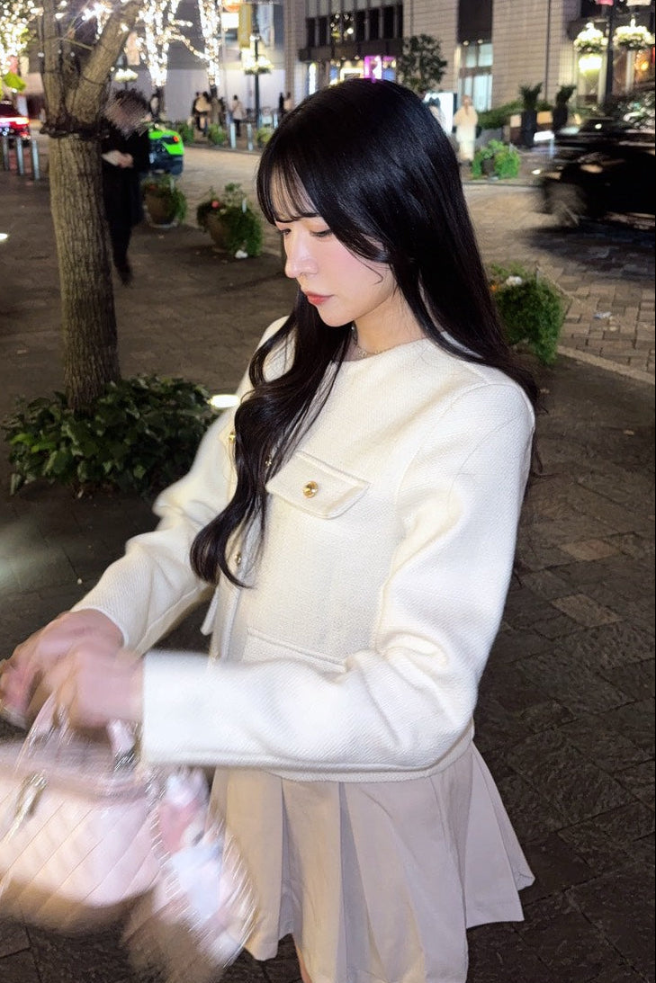 ノーカラークラシカルジャケット KR30166