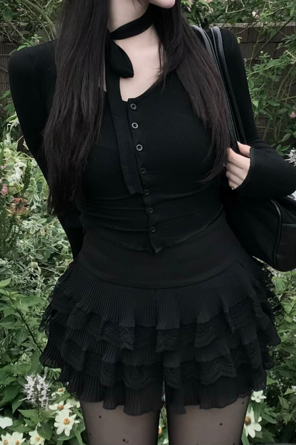 ホワイトタイトショートトップス KR11619