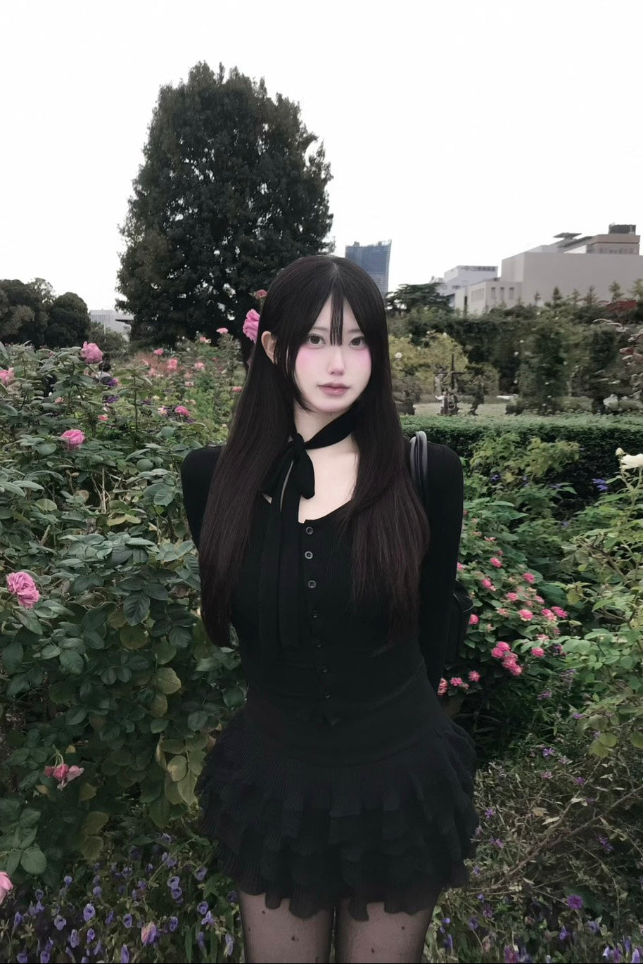 ホワイトタイトショートトップス KR11619