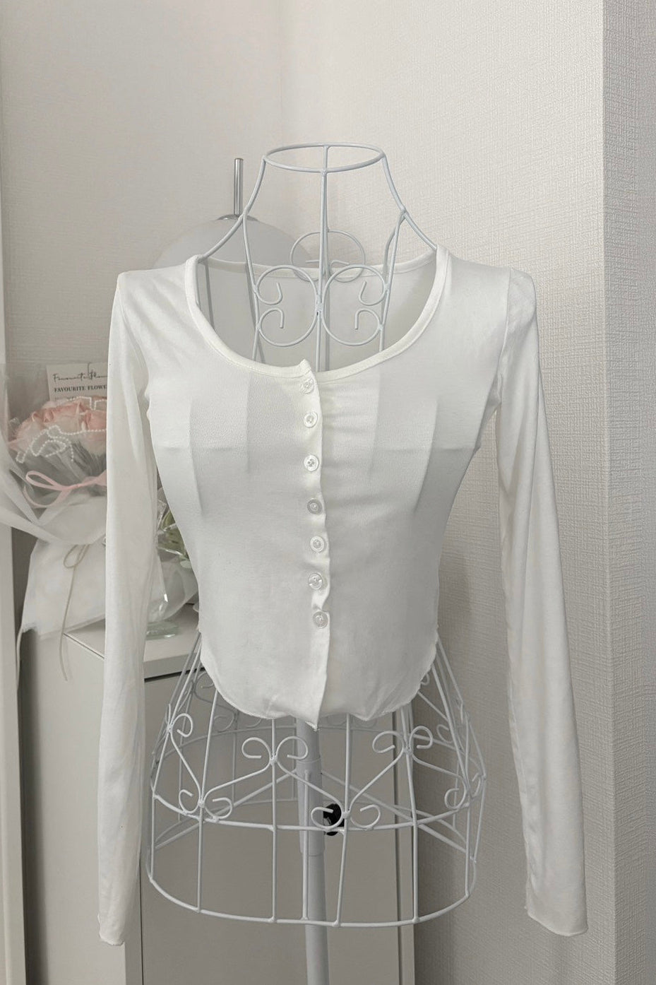 シンプルデザインカーディガン KR10264