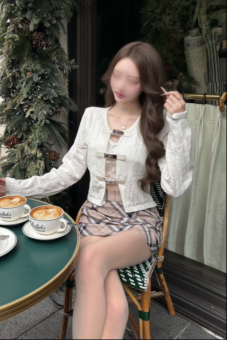 メタルバックルニットセットアップ KR30216