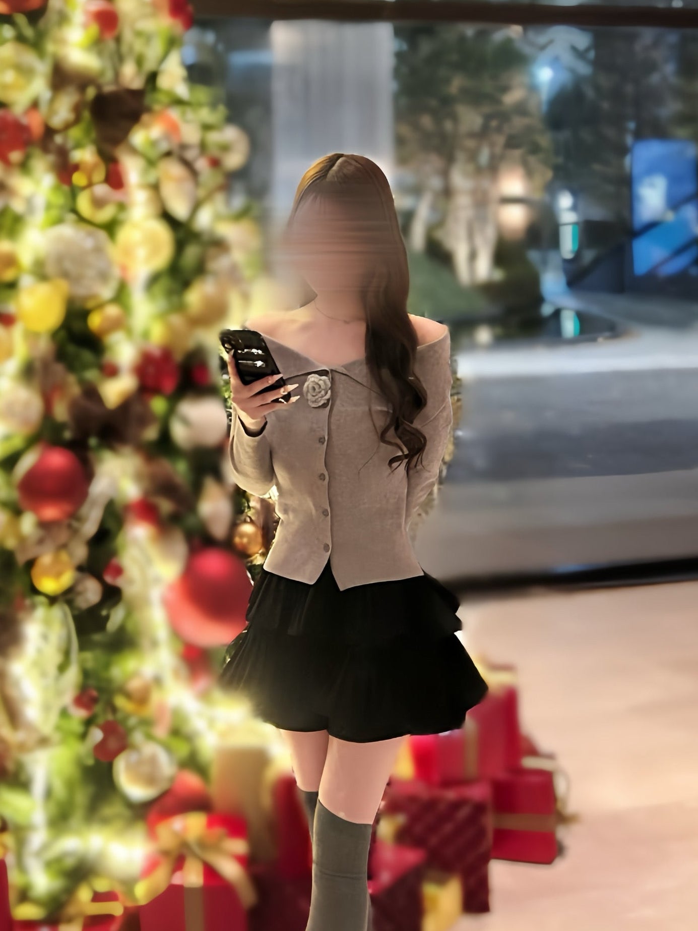 フロントローズカーディガン KR12931